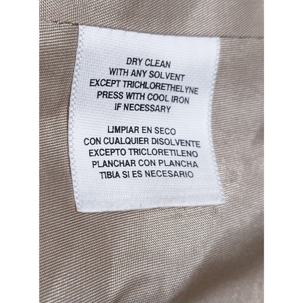 Jones New York Tan Brown Womens Blazer Size 10 Linen Blend Jacket Length 25" GUC - Picture 5 of 12